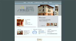 Desktop Screenshot of ilborghetto-hotel.it