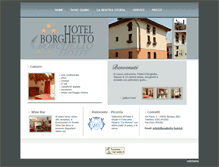 Tablet Screenshot of ilborghetto-hotel.it